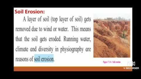 Std : 7. Sub : Geography. Ls. no. 7 Soils Part 2