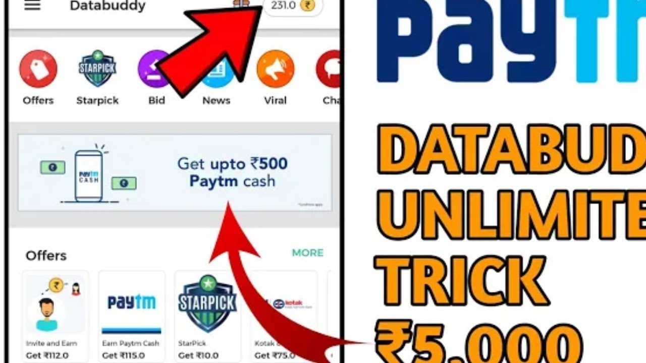 Data buddy app ko hack kaise kara 100% working trick