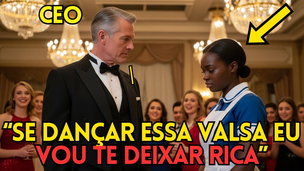 “Se dançar esta valsa, casa com meu filho” — milionário riu, mas empregada negra era campeã