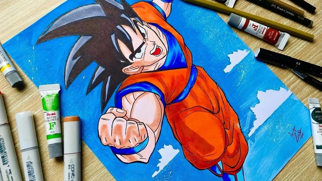 Comment dessiner Goku facilement étape par étape