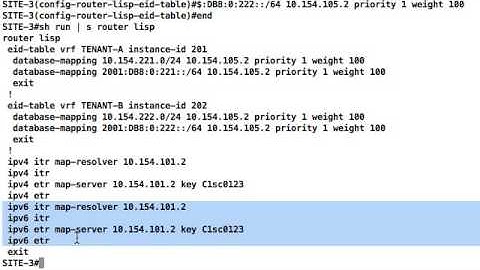 LISP - IPv6 demo (FR)
