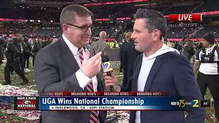 UGA football celebrates back-to-back CFP National Championship