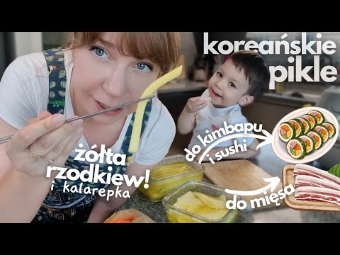 Marynowana rzodkiew do kimbapu, sushi i na grilla - Nie kupuj, zrób sam! BARDZO PROSTY PRZEPIS