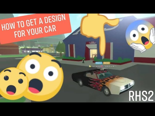 Rhs2 How To Get A Design For Your Car Not Paint Color Youtube - roblox high school spray paint codes part 2 youtube