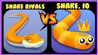 Snake Rivals Vs Snake. Io Game Comparison!