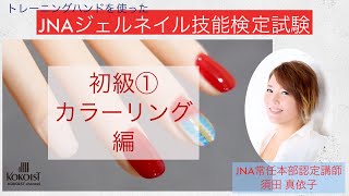 【JNAジェル検定】初級①JNA常任認定講師須田先生から教わるハンドを使ったカラーリング編