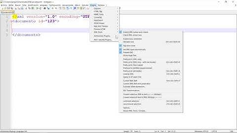 XML: Editar un documento XML con Notepad++