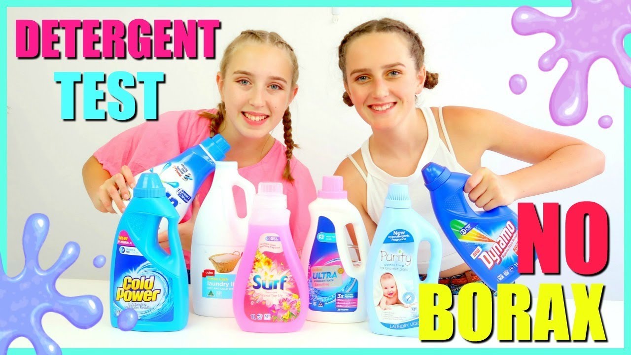 Testing Different Detergents For Slime No Borax Millie And Chloe