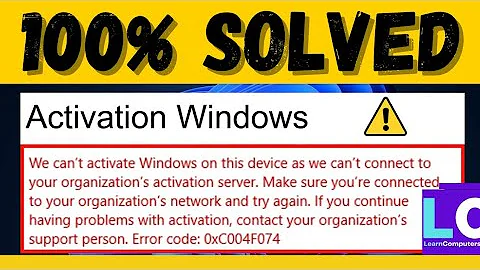 Fix We Can't Activate Windows on This Device Error 0xc004f074