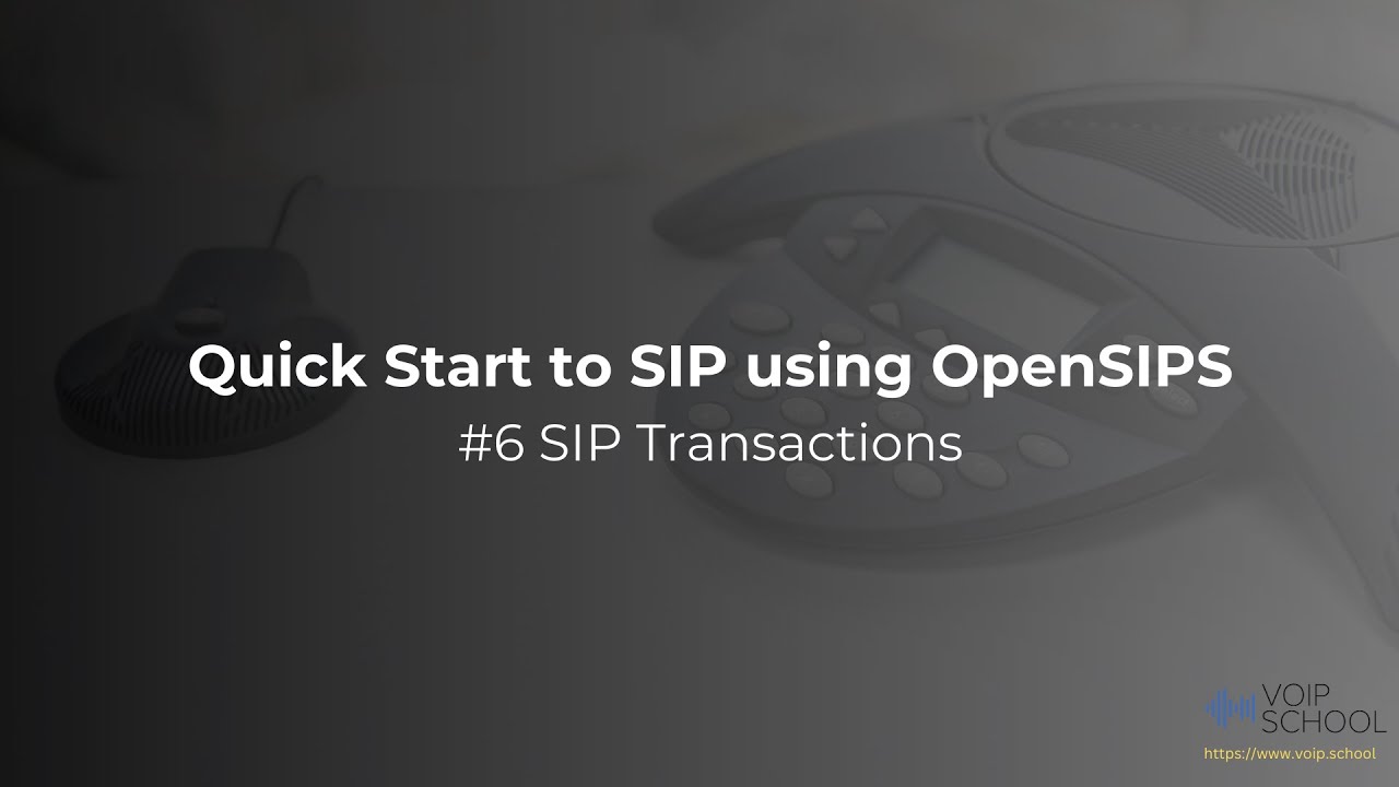 #6 SIP Transactions - YouTube
