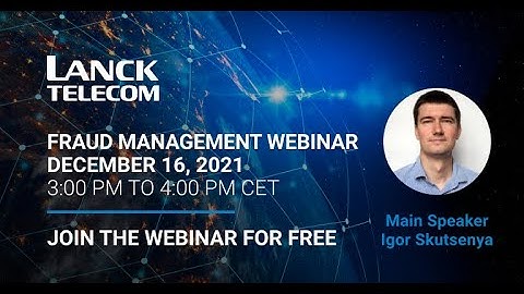 Fraud Management Webinar