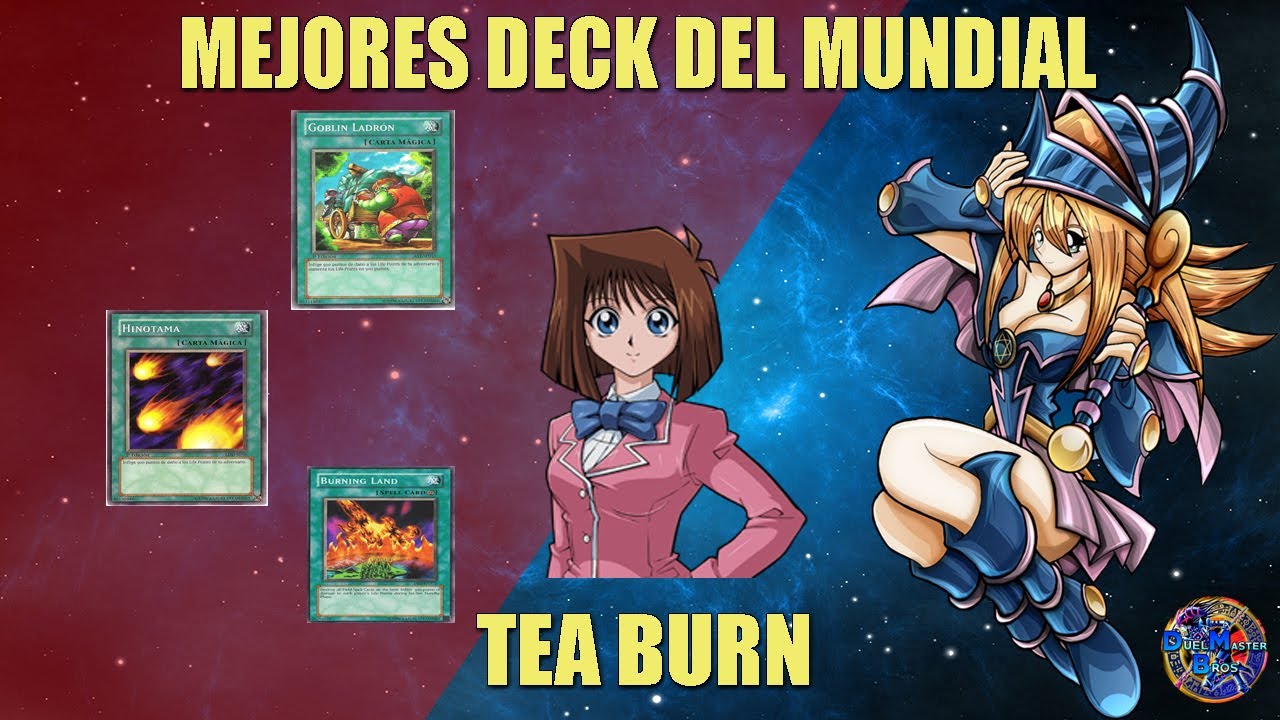 MEJORES DECKS DE PVP 7/12 TEA BURN YUGIOH DUEL LINKS ESPAÑOL YouTube