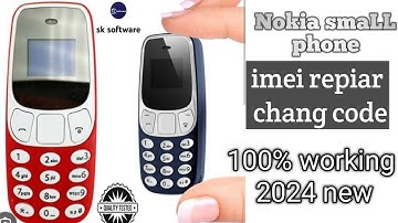 Nokia China M10 Mini Kechaoda Imei change code| no service Sim Fix | New Code 2024