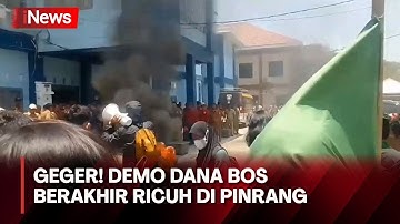 Demo Dana BOS Berakhir Ricuh di Pinrang, Gegara Massa Dilarang Masuk ke Kantor Dinas Pendidikan