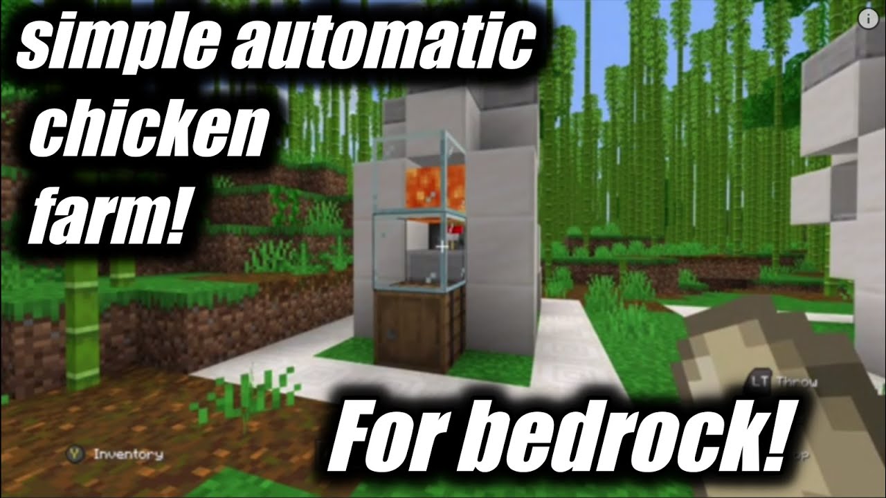 Automatic Chicken Farm Bedrock YouTube