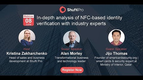 Industry Experts Webinar: Is NFC Verification Here to Stay?