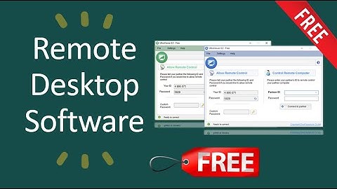 Free Remote Desktop Software