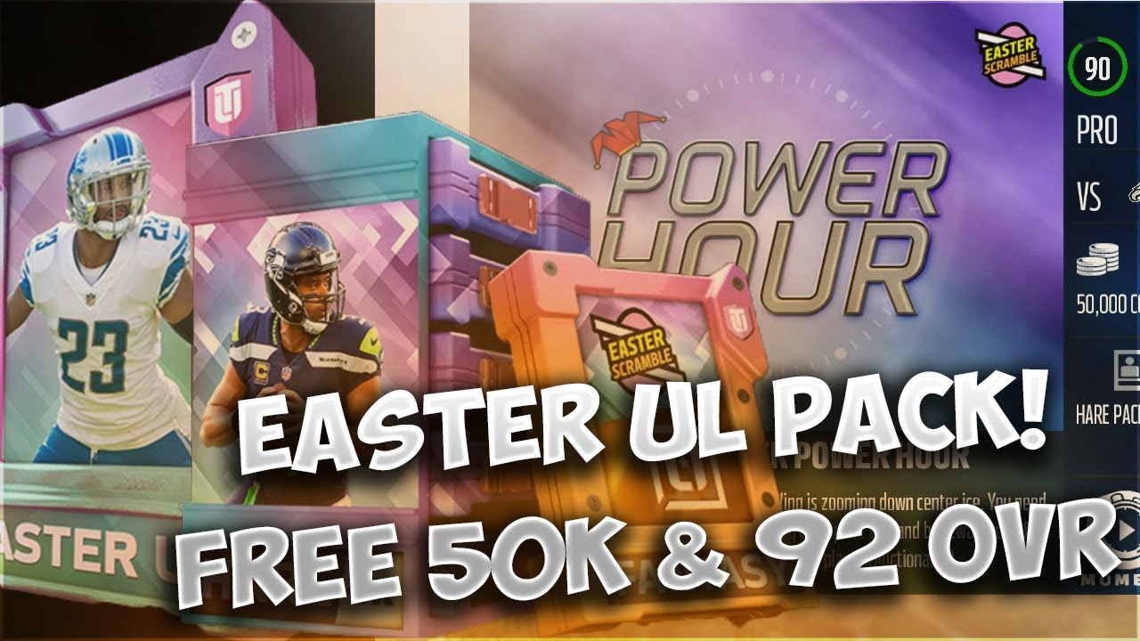 April Fools In Mut 18! Free 50k And 92 Ovr Easter Scramble Player - Madden 18 Ultimate Team Mut 18