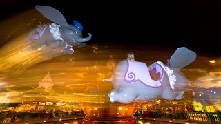 Dumbo The Flying Elephant Ride at Night - Walt Disney World #shorts