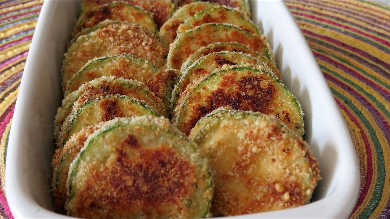 Zucchini Apanado al Horno -- The Fugal Chef - YouTube