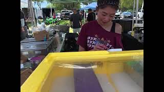 Checking out the different types of food / Asian Heritage Festival / Family dinner