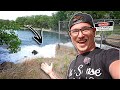 This DANGEROUS WATERFALL Dumps Into A HIDDEN POND!!! (Fish Almost Every Cast)