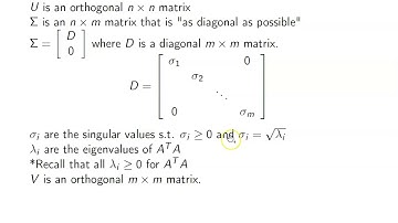 Ch.  8.4 Singular Value Decomposition