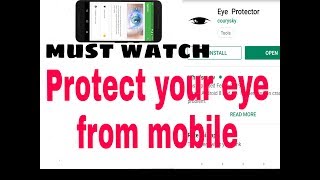Eye Protection Android app on google play - YouTube 2019 screenshot 2