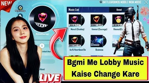 bgmi me music kaise change kare || how to change music in bgmi