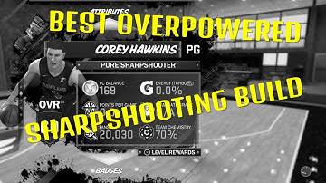 OVERPOWERED PURE SHARPSHOOTER !!! BEST UNSTOPPABLE BUILD IN 2K18!!!!