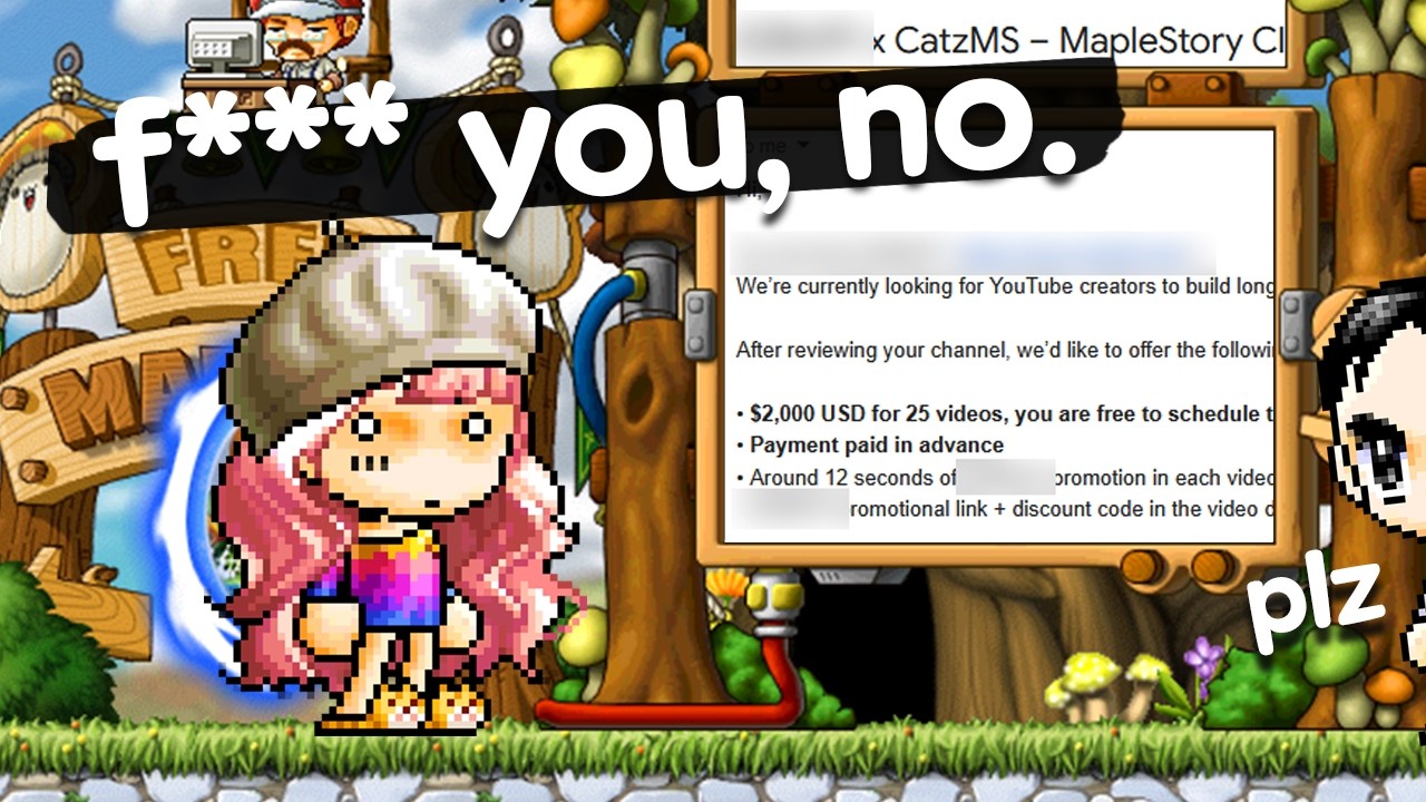 Meso Selling Websites Want To Sponsor Me. This is My Response.