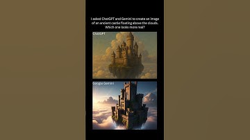 A visual comparison of both Google Gemini and ChatGPT