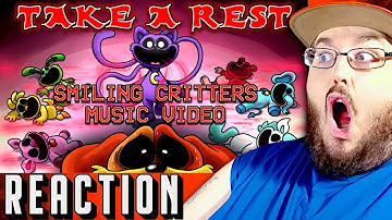 TAKE A REST by RecD - Catnap & Smiling Critters Fan Song WITH LYRICS (Poppy Playtime Ch 3) REACTION!