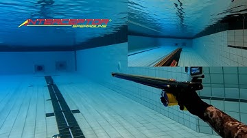 INTERCEPTOR spearguns® - Carbon 110 - pool test