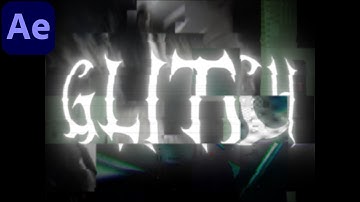 How To Make Crazy Video GLITCH Effects - After Effects Tutorial