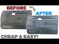 How to: Clean/Restore Old Dirty Truck/Car Door Panels/Cards - Cheap & Easy!