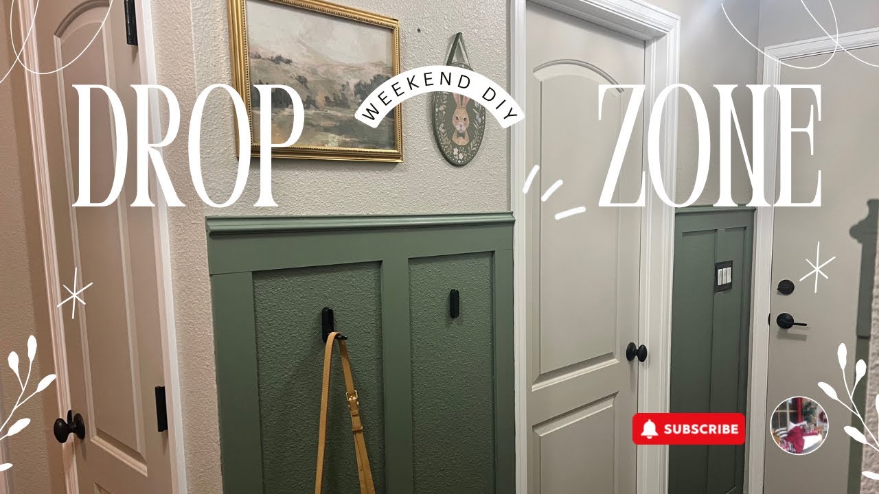 No Power Tools Needed !! DIY Drop Zone for $150