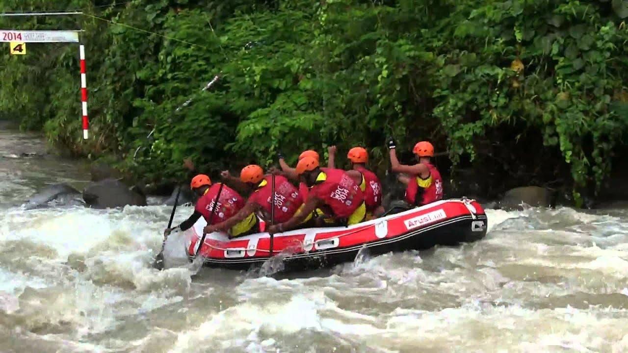 Sprint Rafting Rafting Pre Worlds 2014 Indonesia sprints 1 - YouTube