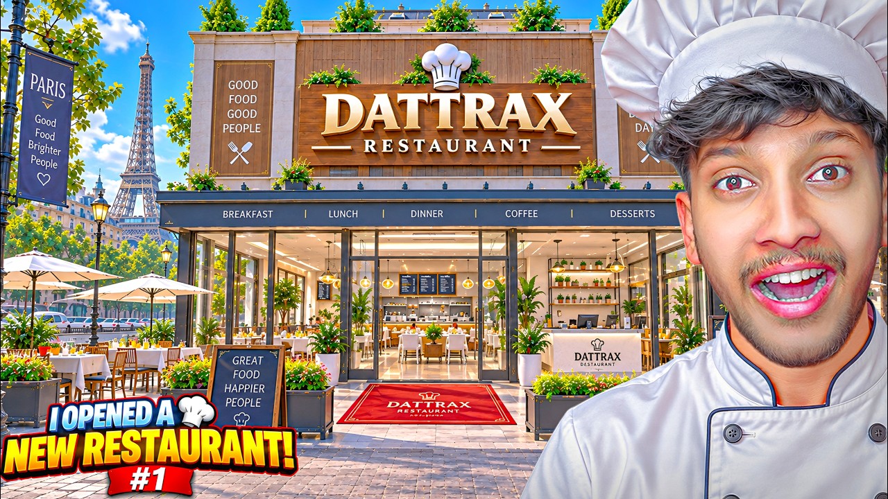 I BECAME A RESTAURANT OWNER IN PARIS! 😍Restaurant Simulator #1 