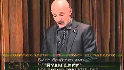 Ryan Leef Speaks on Bill C-10