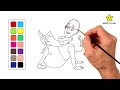 How to draw motu patlu easy cartoon  motu patlu drawing and coloring  line drawing  easy drawing
