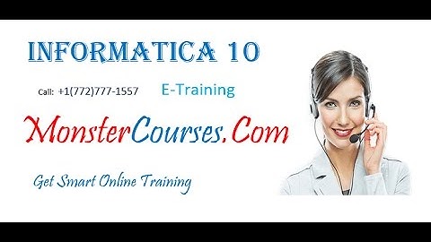 Informatica Command Task | Informatica 10 Training | MonsterCourses