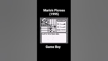 Mario’s Picross (1995) #shorts