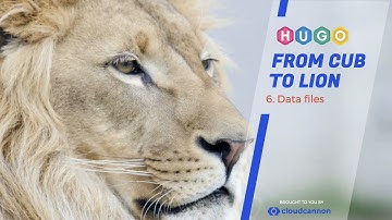 Hugo Beginner Tutorial — #6 Hugo Data Files