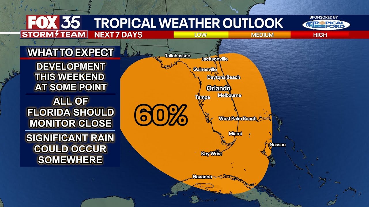 Tropical wave could impact Florida by weekend - YouTube