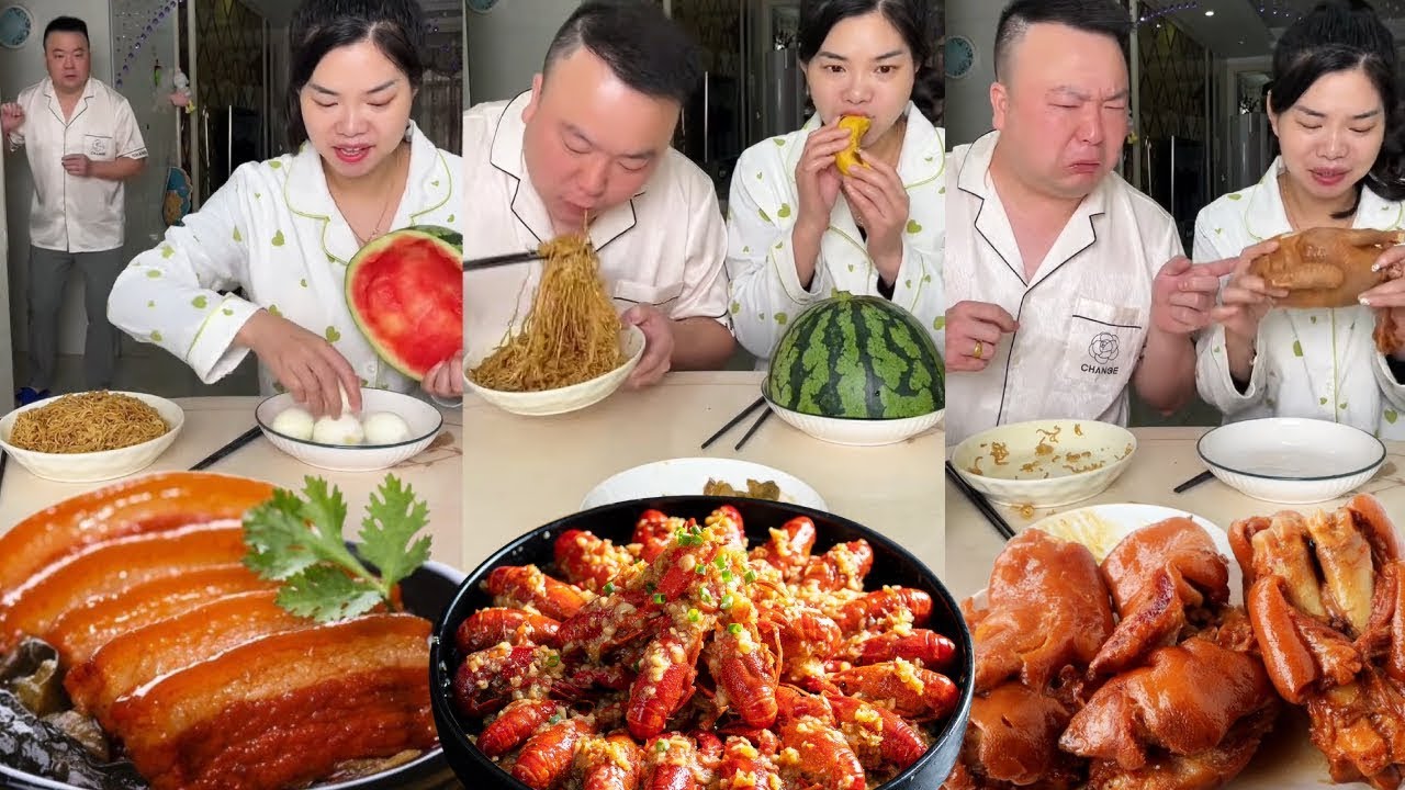 My stingy husband only let me eat watermelon rind, but I hid the braised pork