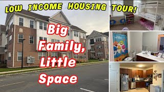 Our Family of 6 Low Income Apartment Tour|*Realistic*|*Non-Aesthetic* 