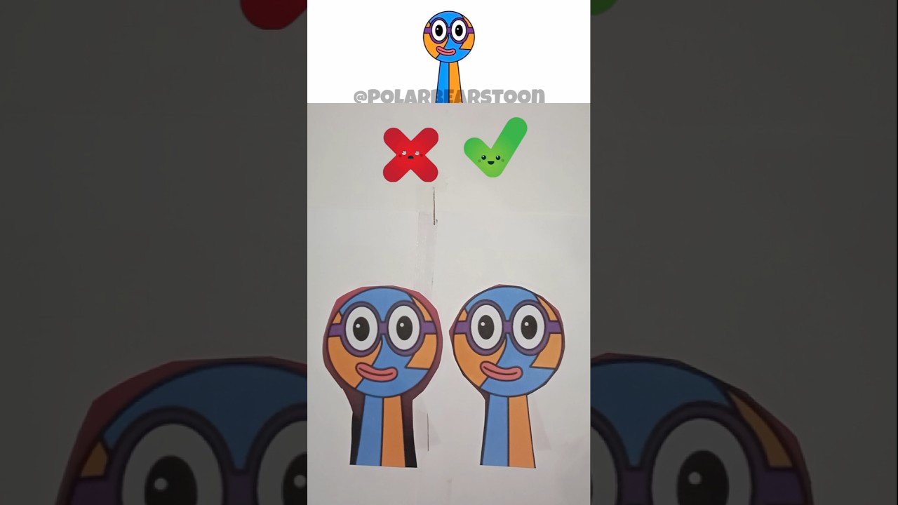 Идеальный вырез Sprunki OC Emoji 59 Phase 3 