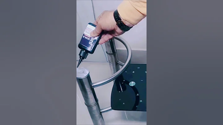 Glass Table Making | DROPBOND UV 3036-N Glue for Pasting Clear Glass On Metal Stand (Link Below)