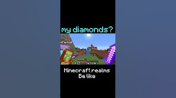Minecraft Realms Be Like 😂 #shorts #minecraft